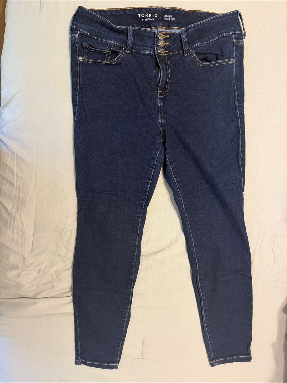 torrid Navy Blue High-Rise Skinny Jeans
